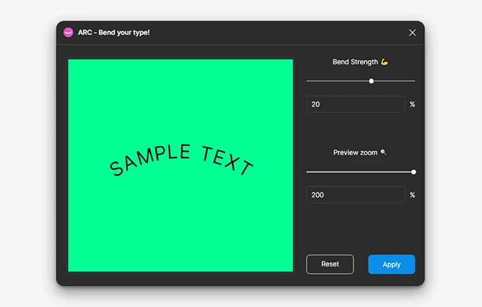 Figmaプラグイン：Arc