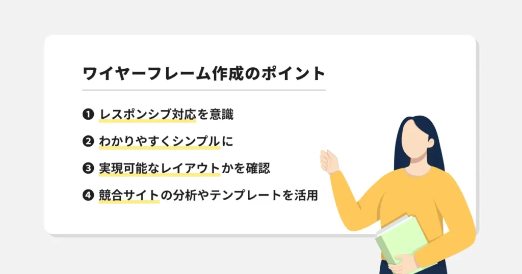 ワイヤーフレーム作成のポイント